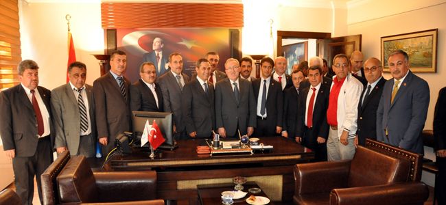 BAKAN YARDIMCISI MERCAN, BAŞKAN UYSAL’I ZİYARET ETTİ